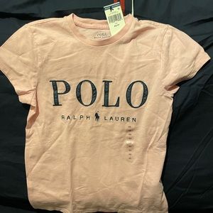Women’s authentic pink polo Ralph Lauren shirt